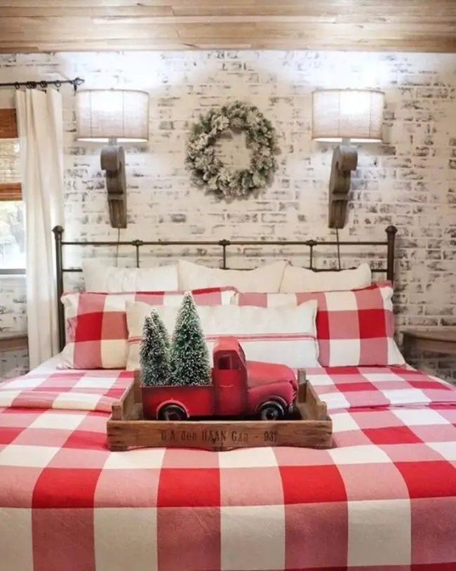 Charming Buffalo Check Bedroom Style