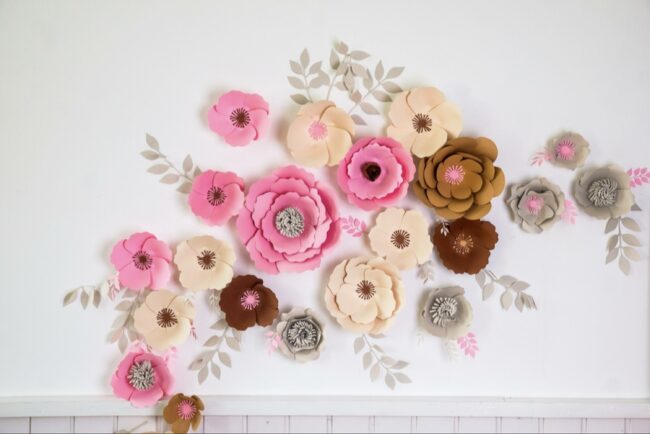 Choosing the Right Paper for Your Flower Wall: Types, Textures, and Finishes