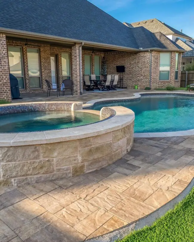 Poolside Grandeur with Timeless Elegance