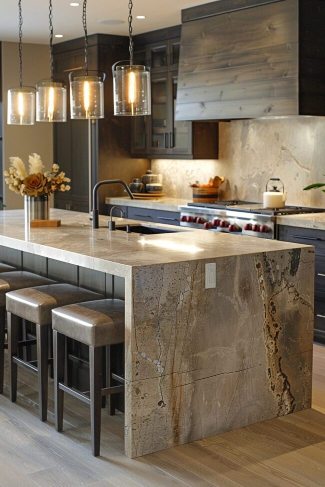 Kitchens Featuring Diverse Countertop Materials