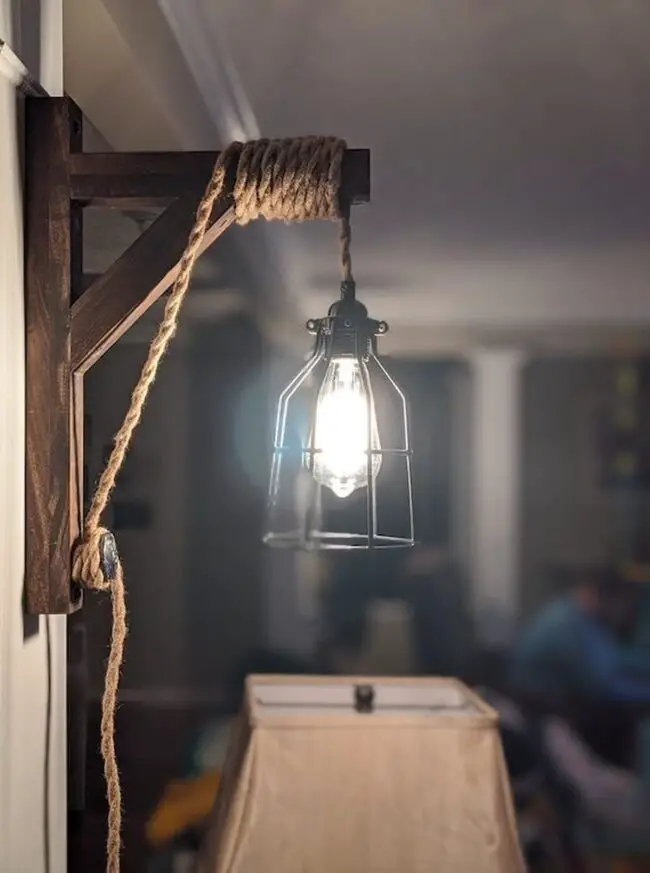 Nautical Lanterns with a Rope and Pulley Touch