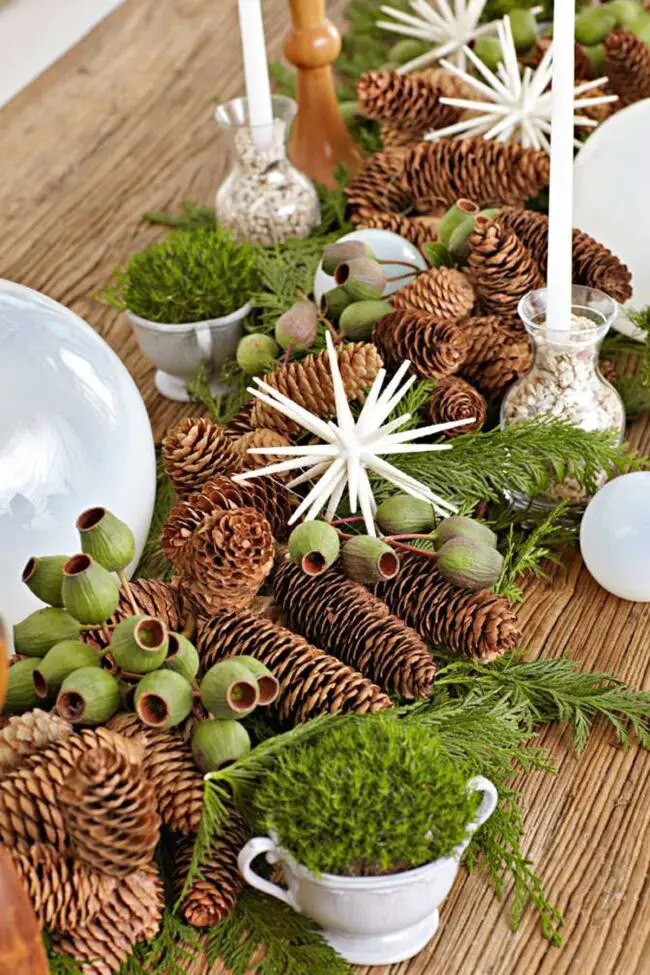 Natural Pinecone Table Accent