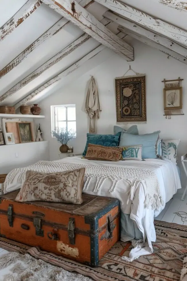 Chic Coastal Retreat Bedroom Design