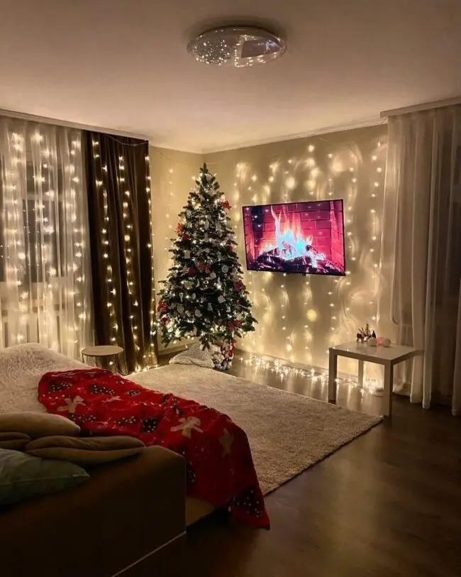 Festive Nook with Inviting Ambiance