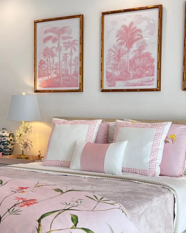 Charming Floral Oasis for Your Bedroom