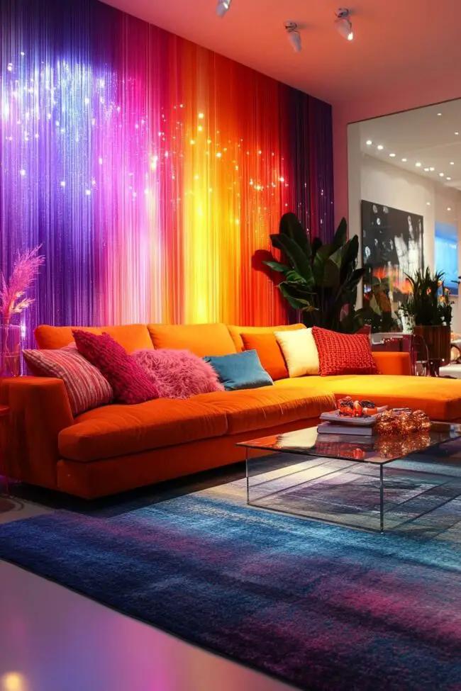 Radiant Aurora Living Room Design