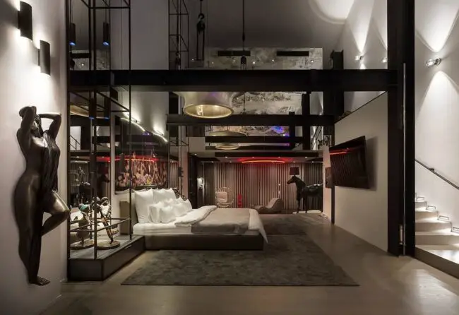 Chic Urban Loft Bedroom Retreat