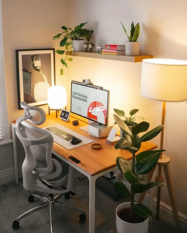 Bright and Welcoming Workspace