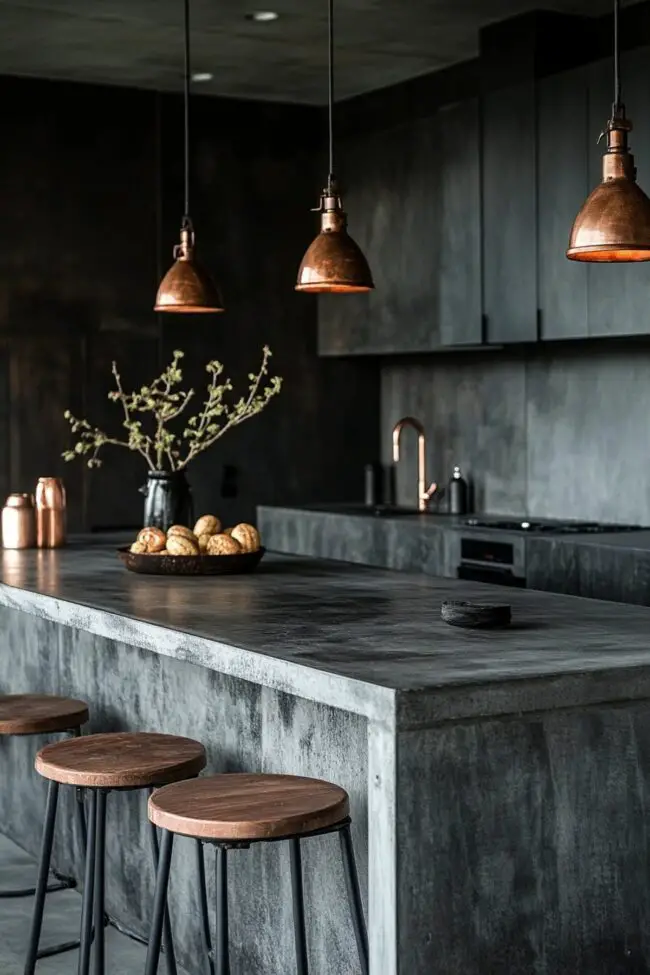 Modern Concrete Kitchen Design Insights