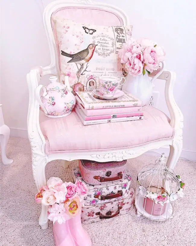 Charming Vintage Tea and Story Nook