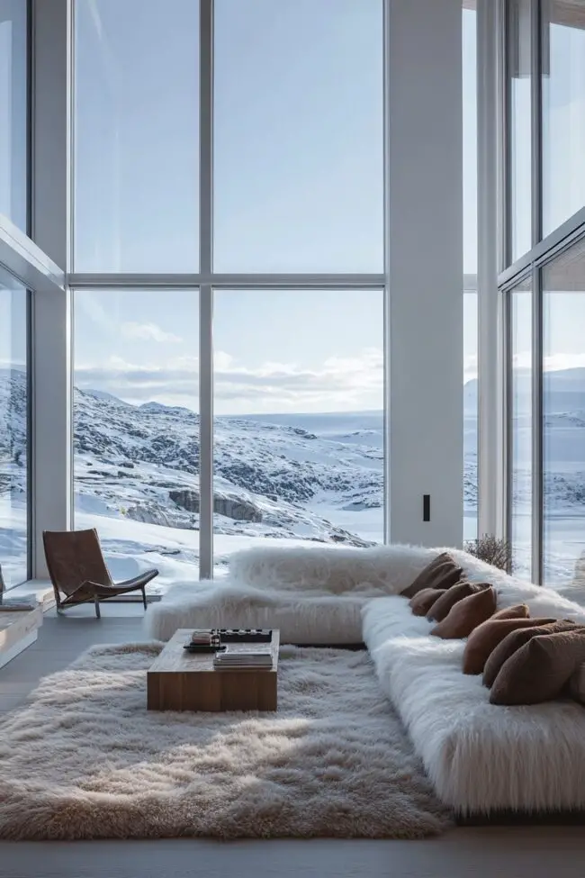 Stunning Glacier View Lounge Space