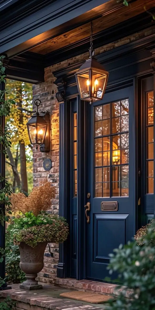 Porch Lanterns for an Inviting Glow