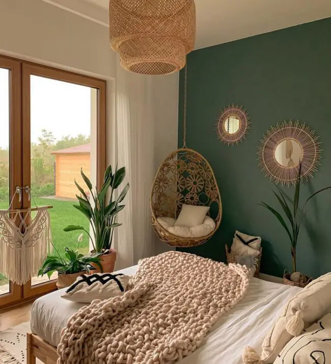 Boho Modernist with Green Dreams