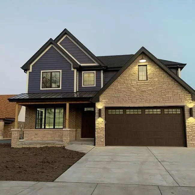 Rustic Appeal with Dark Stone and Wood