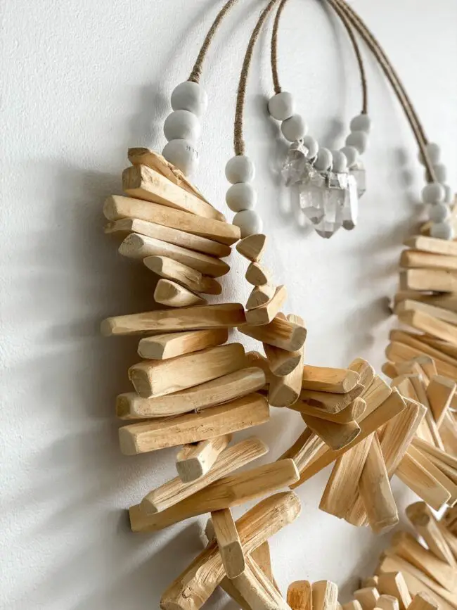 Driftwood Bead Art Delivering Minimalist Charm