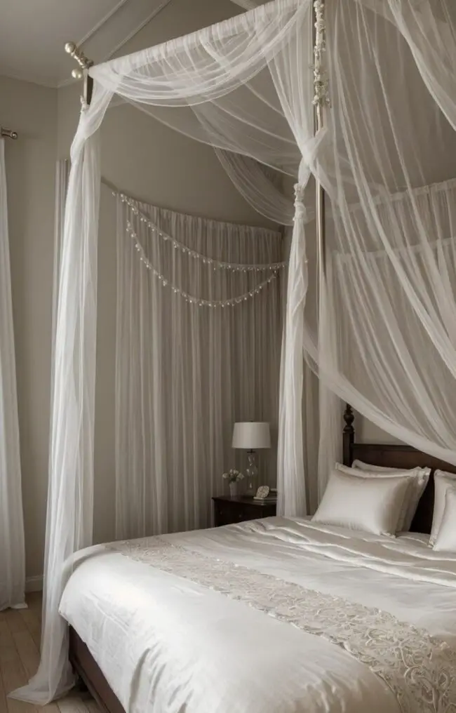 Ethereal Elegance in a Sheer Canopy