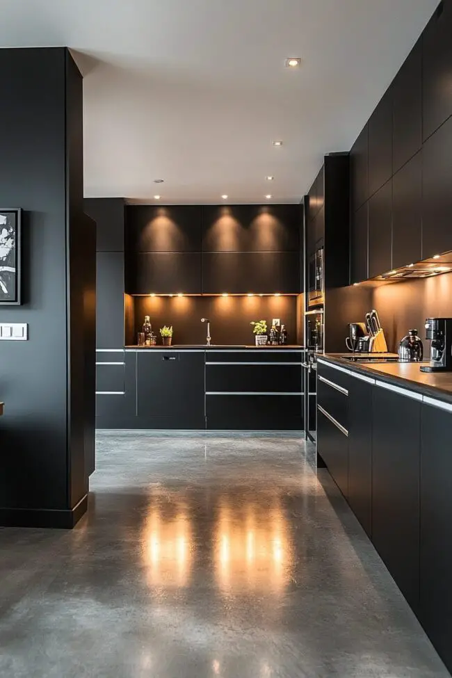 Contemporary Streamlined Cooking Space