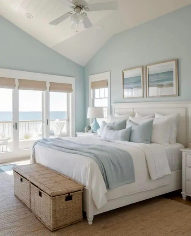 How to Choose the Perfect Color Palette for a Boho Coastal Bedroom