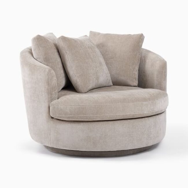 Swirling Beige Lounge Luxury