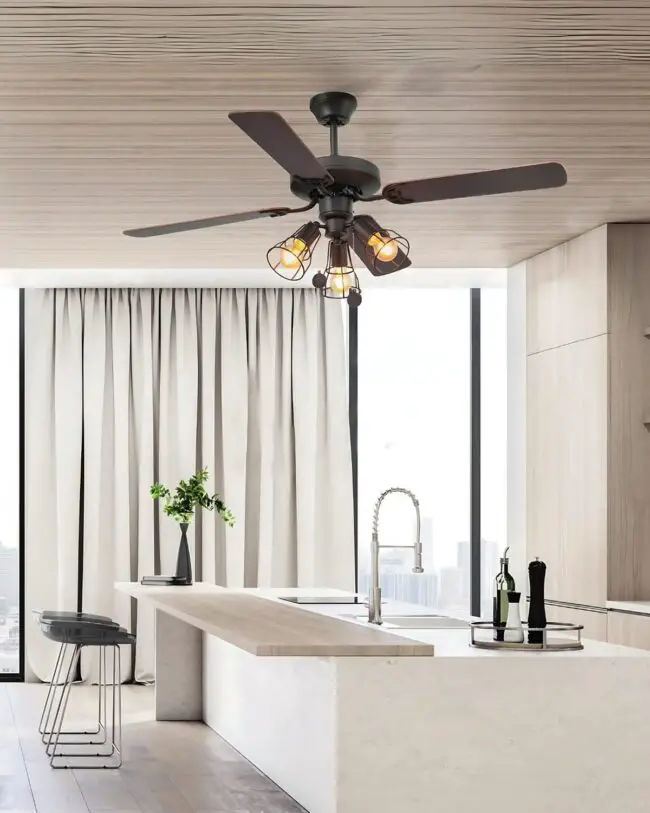 Industrial Kitchen Ceiling Fan