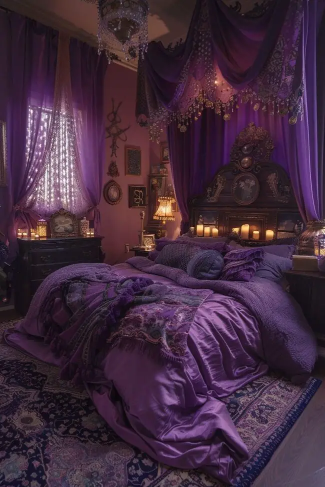 Enigmatic Purple Fantasy Retreat