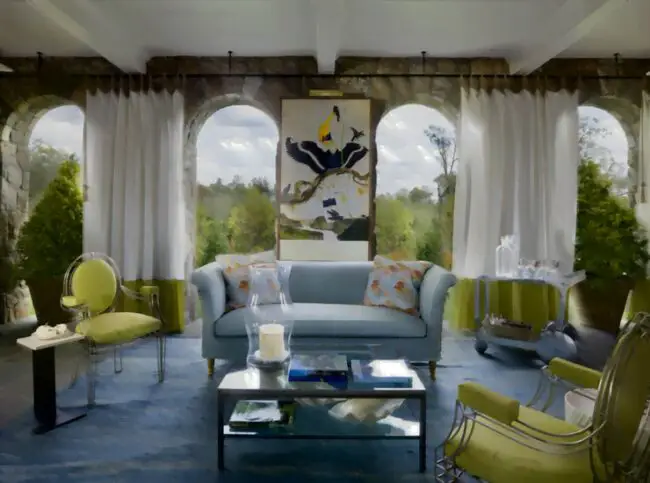 Using Bold Colors and Patterns in Hollywood Regency Style