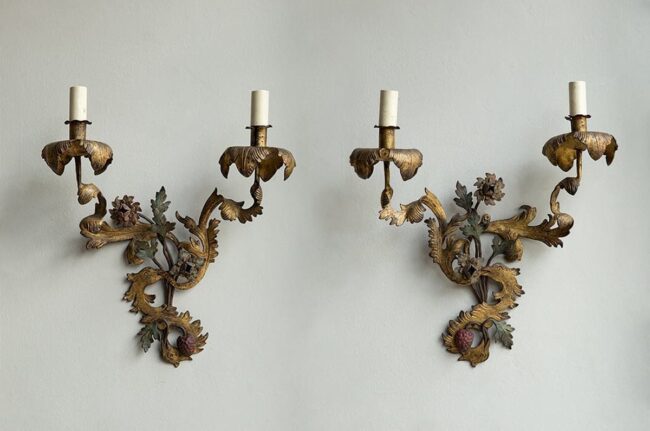 Elaborate Wall Sconce Set