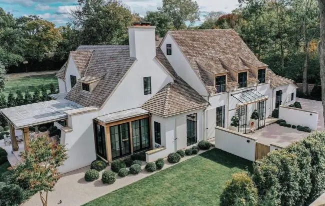 Luxe Farmhouse with Expansive Windows