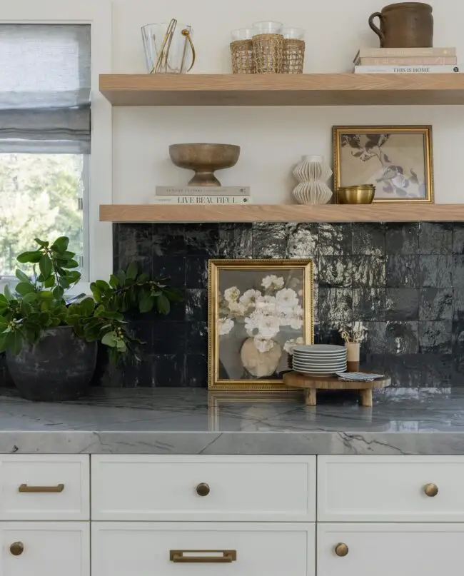 Revamping Your Kitchen with Bold Black Tiles