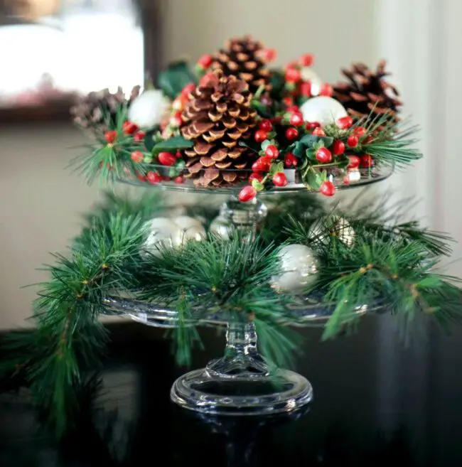 Nature-Inspired Festive Centerpiece