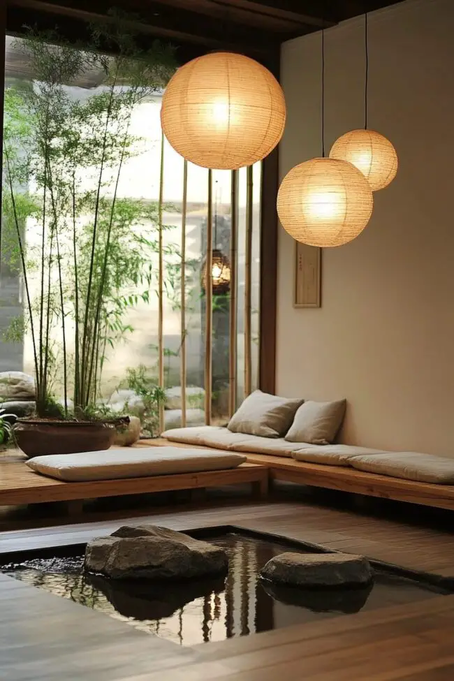 Tranquil Nature-Infused Living Area