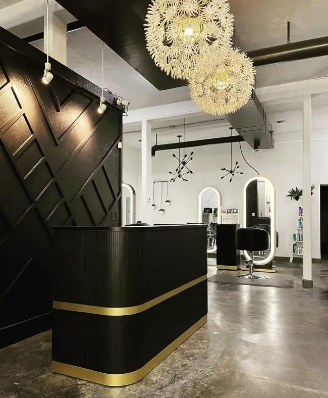 Modern Elegance Meets Classic in Salon Noir