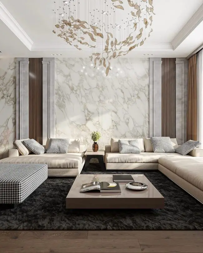 Marble and Metal for Luxury