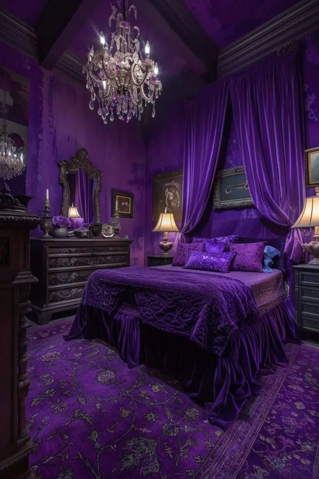 Mystical Amethyst Retreat Room