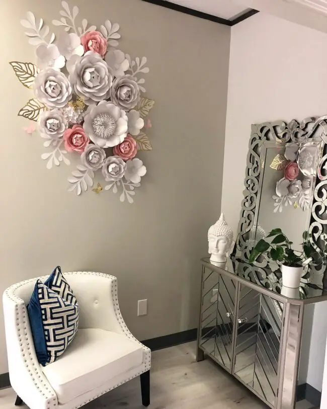 Charming Floral Wall Decoration Ideas