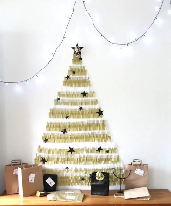 Fringe Gold Accent Tree