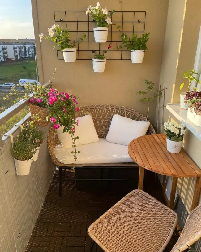 Minimalist Garden-Inspired Balcony