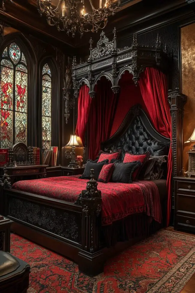 Different Gothic Styles for Bedrooms