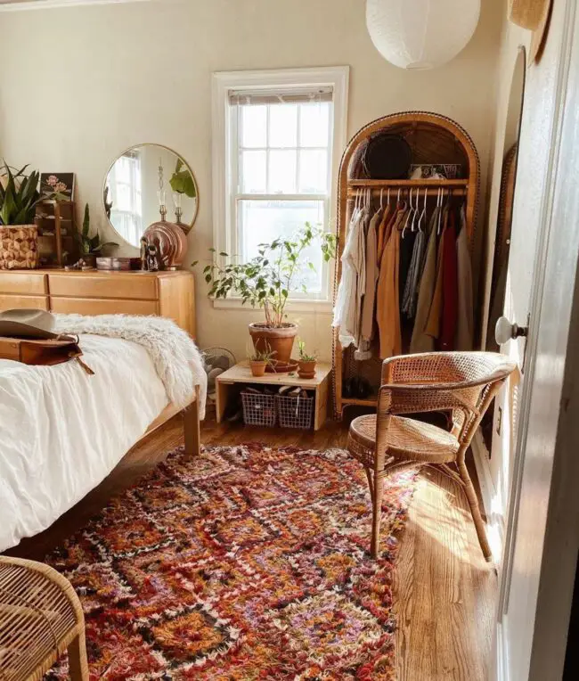 Warm Bohemian Elegance in Every Detail