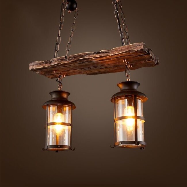 Rustic Chandelier for a Harmonious Glow