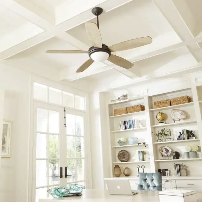 Bright Ceiling Fan for Home Office