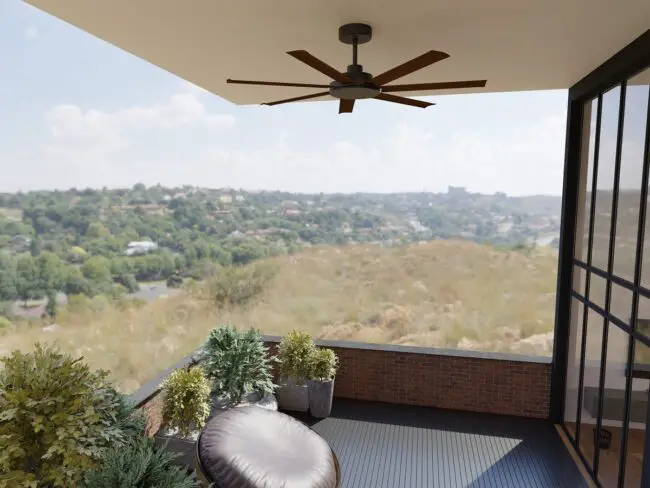 Scenic Balcony Ceiling Fan