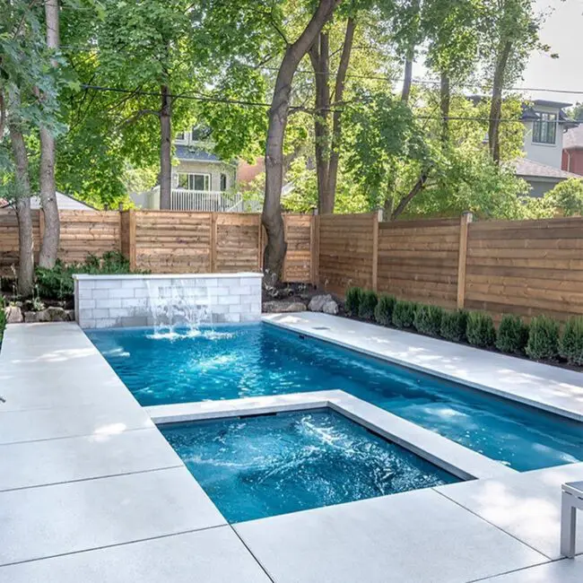 Stunning Waterfall Feature and Hot Tub