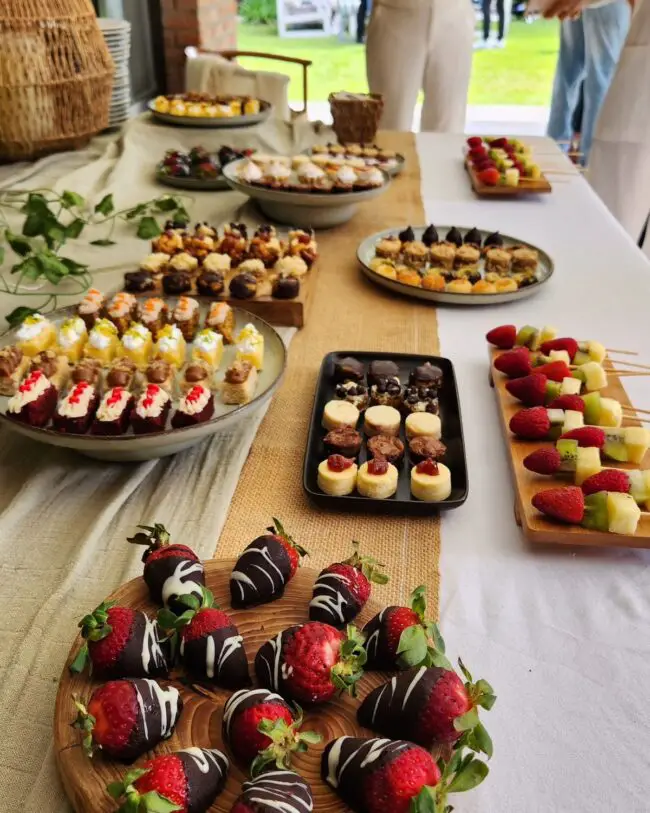 Charming Nature-Inspired Dessert Table Display