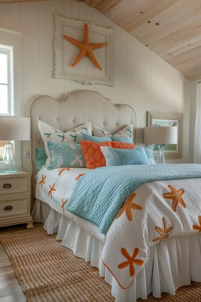 Chic Coastal Starfish Retreat