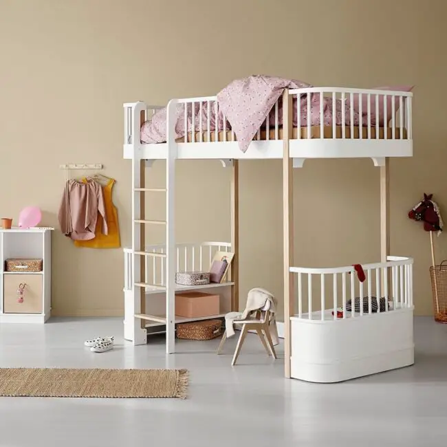 White Loft with Play Area