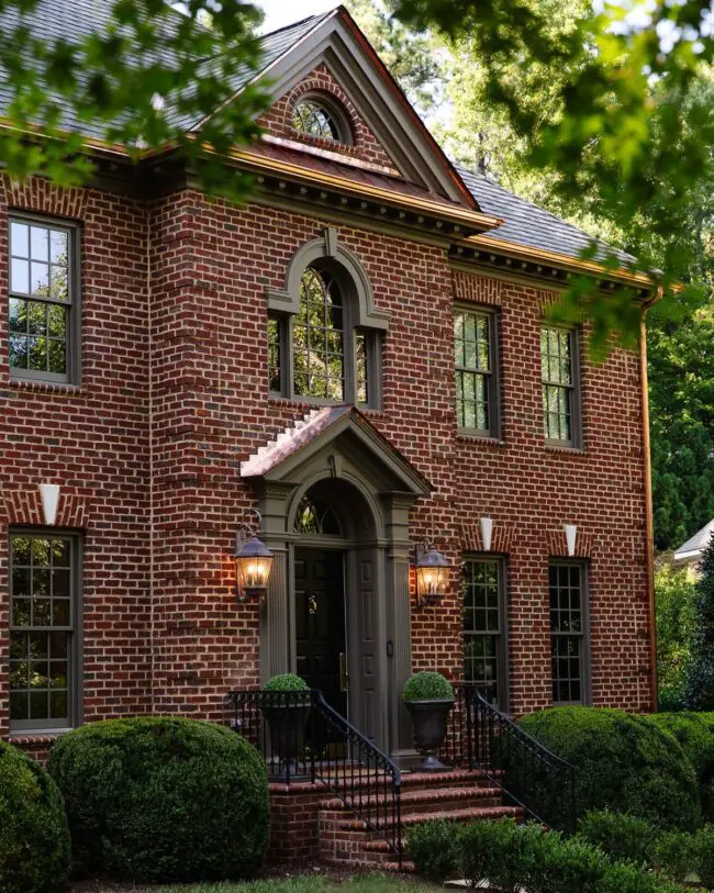 Colonial Charm with Timeless Red Brick