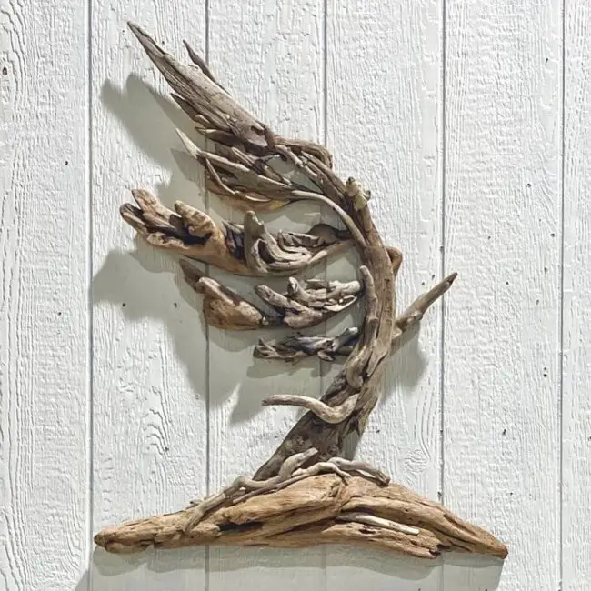 Driftwood Tree Art Displaying Natural Beauty