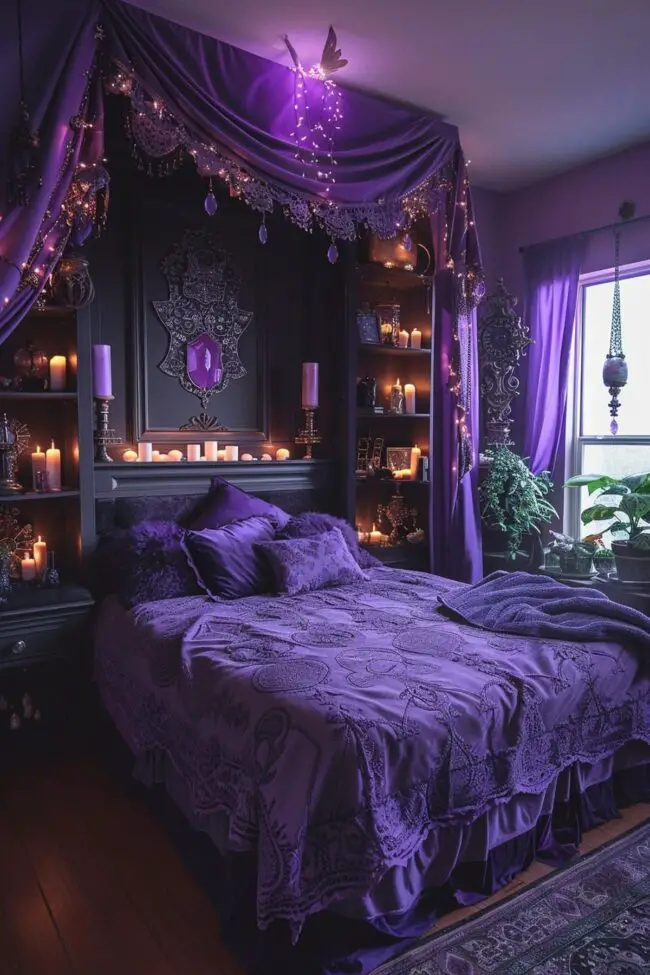 Mystical Purple Chamber of Shadows