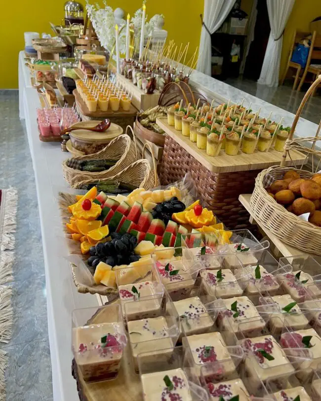 Whimsical Rustic Dessert Table Display